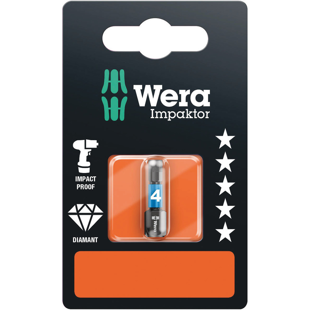 Embouts Hex-Plus IMP DC SB Impaktor 840/1 IMP DC Hex-Plus 4,0 x 25 mm SB WERA - 05073904001