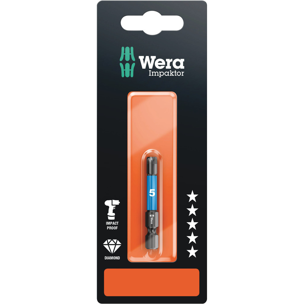 Embouts Hex-Plus IMP DC Impaktor SB 840/4 IMP DC Hex-Plus 5,0 x 50 mm SB WERA - 05073945001