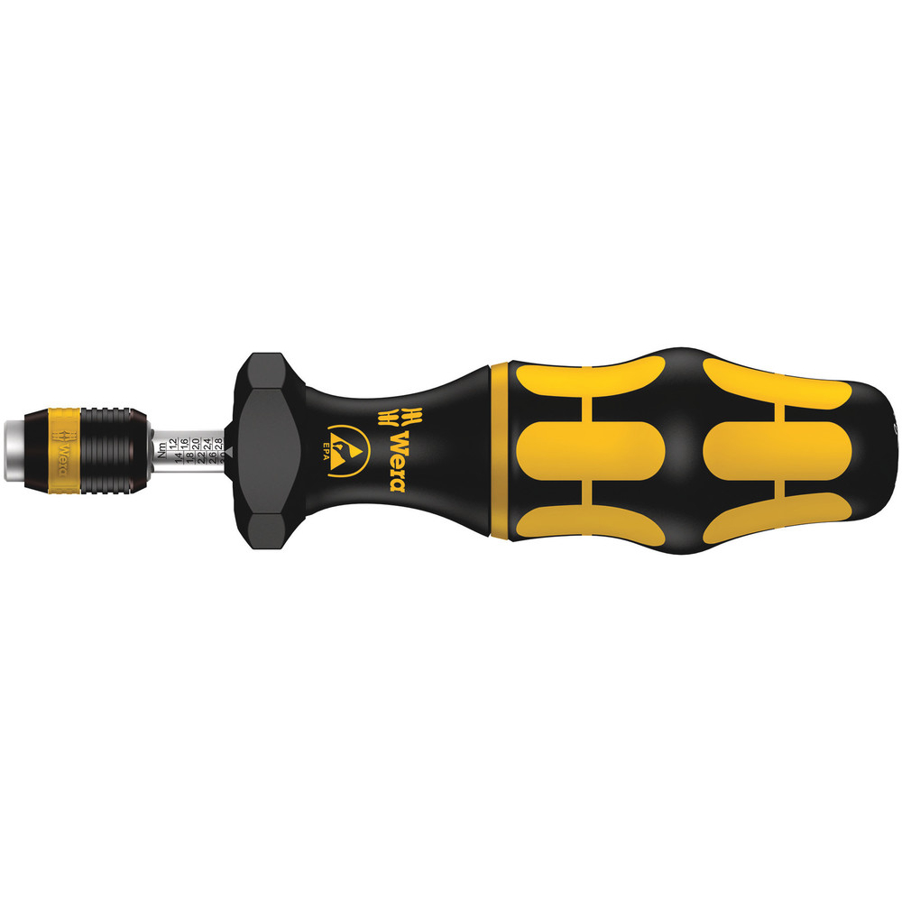 Tournevis dynamométrique réglable (2,5-29,0 in.lbs.) avec mandrin à serrage rapide Rapidaptor 7445 ESD 2,5 - 11,5 in.lbs WERA - 05074733001