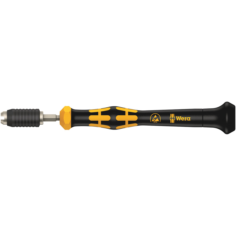 Micro Tournevis dynamométriques avec valeur préréglée en usine à la demande du client, avec mandrin à serrage rapide 1461 Micro ESD WERA - 05074810010