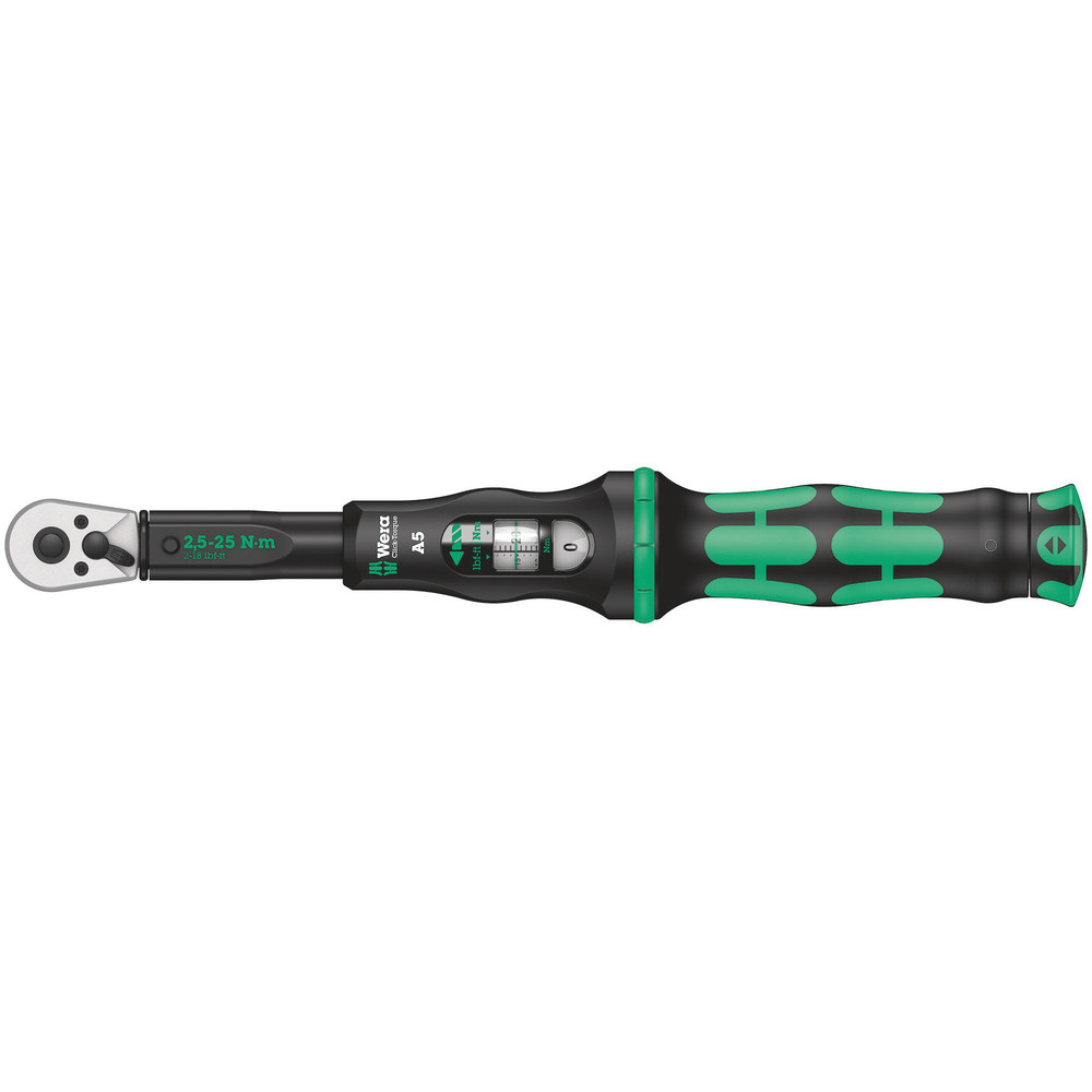 Clé dynamométrique à cliquet Click-Torque A 5, 2,5-25 Nm Click-Torque A 5 WERA - 05075604001