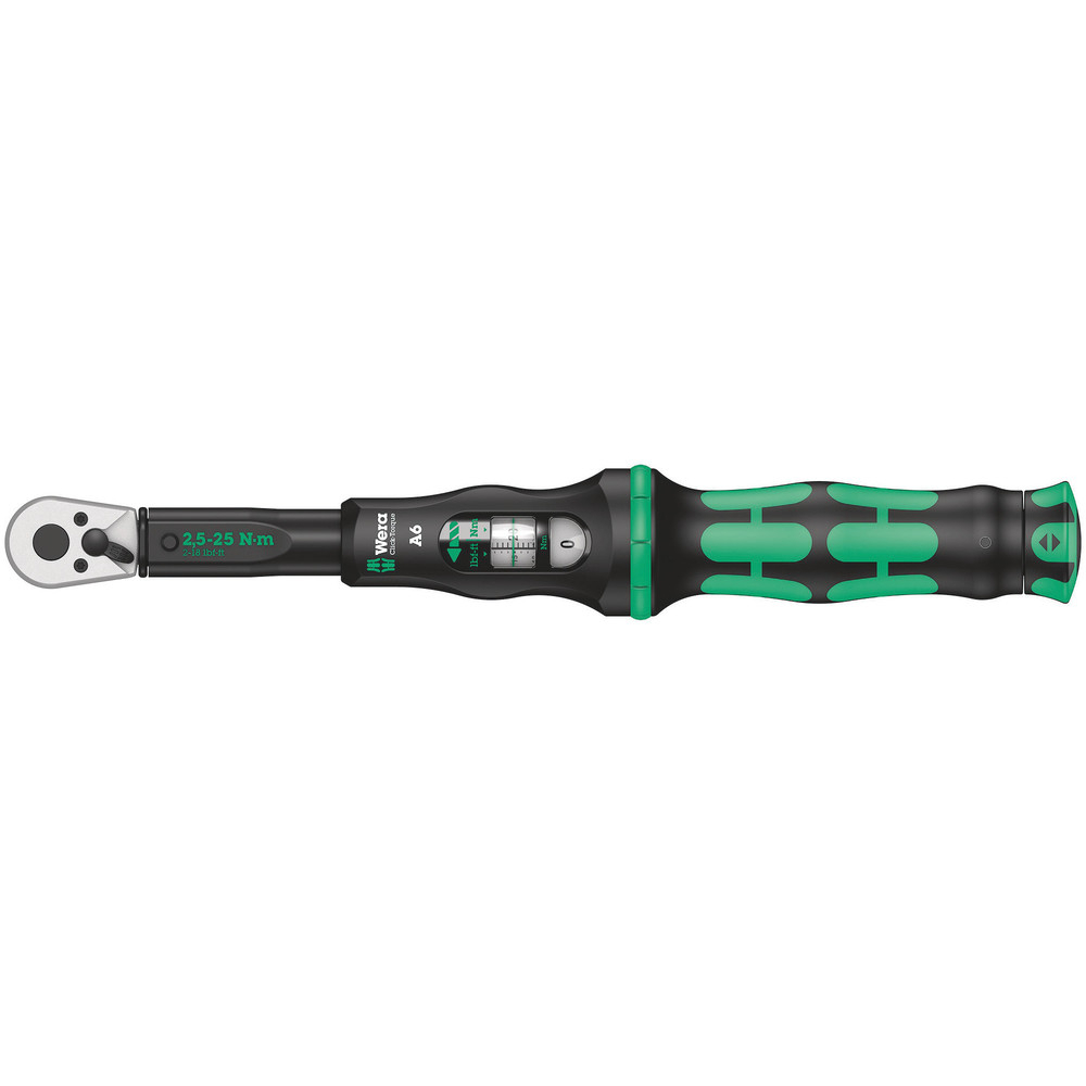 Clé dynamométrique à cliquet Click-Torque A 6, 2,5-25 Nm Click-Torque A 6 WERA - 05075605001