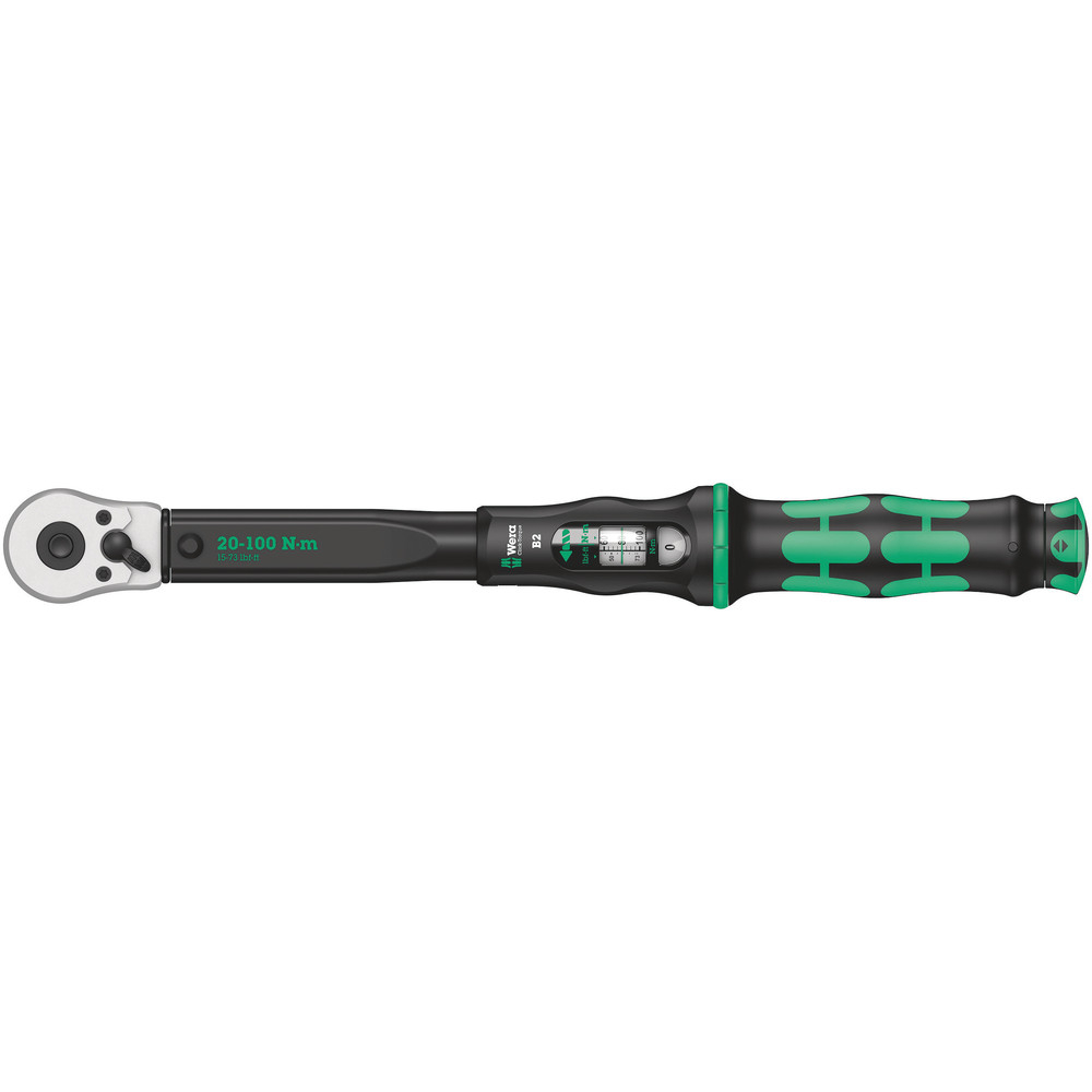 Clé dynamométrique à cliquet Click-Torque B 2, 20-100 Nm Click-Torque B 2 WERA - 05075611001