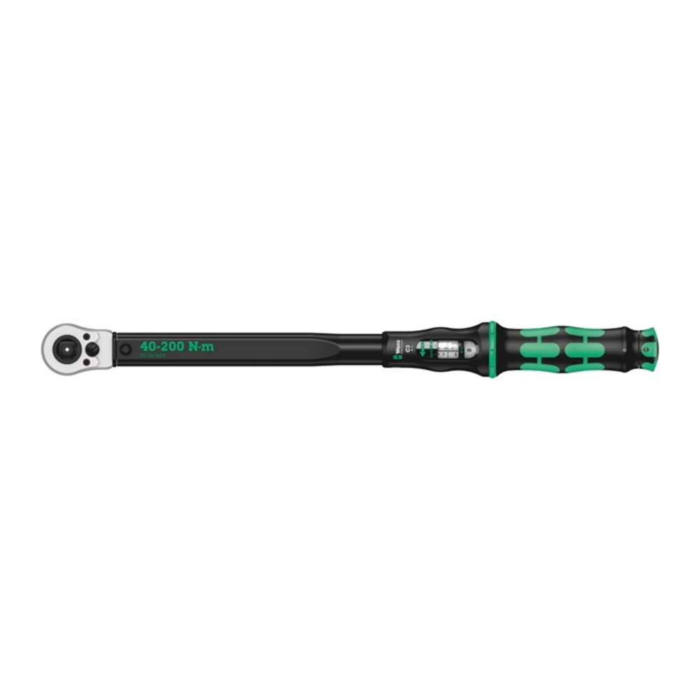 Clé dynamométrique Push 40 - 200 Nm Click-Torque C 3 d/g Wera - 05075626001