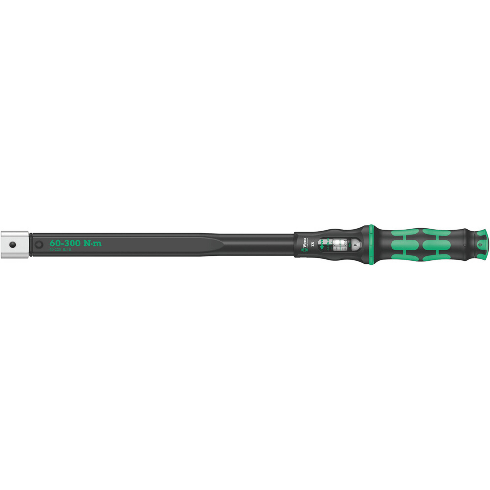 Clé dynamométrique à outil interchangeable Click-Torque X 5, 60-300 Nm Click-Torque X 5 WERA - 05075655001