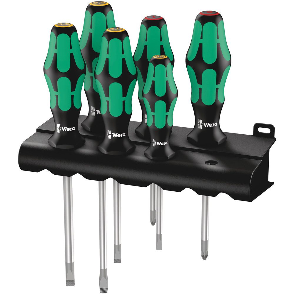 Jeu de tournevis Kraftform Plus Lasertip + Rack 334/6 WERA - 05105650001