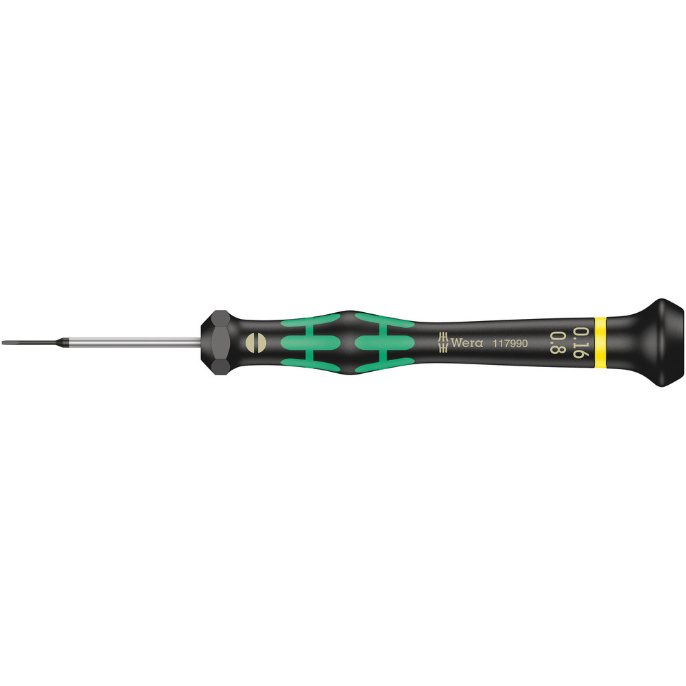 Tournevis électronicien pour vis à fente 2035 0,16 x 0,8 x 40 mm WERA - 05117990001