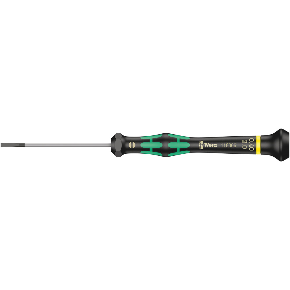 Tournevis électronicien pour vis à fente 2035 0,40 x 2,0 x 60 mm WERA - 05118006001