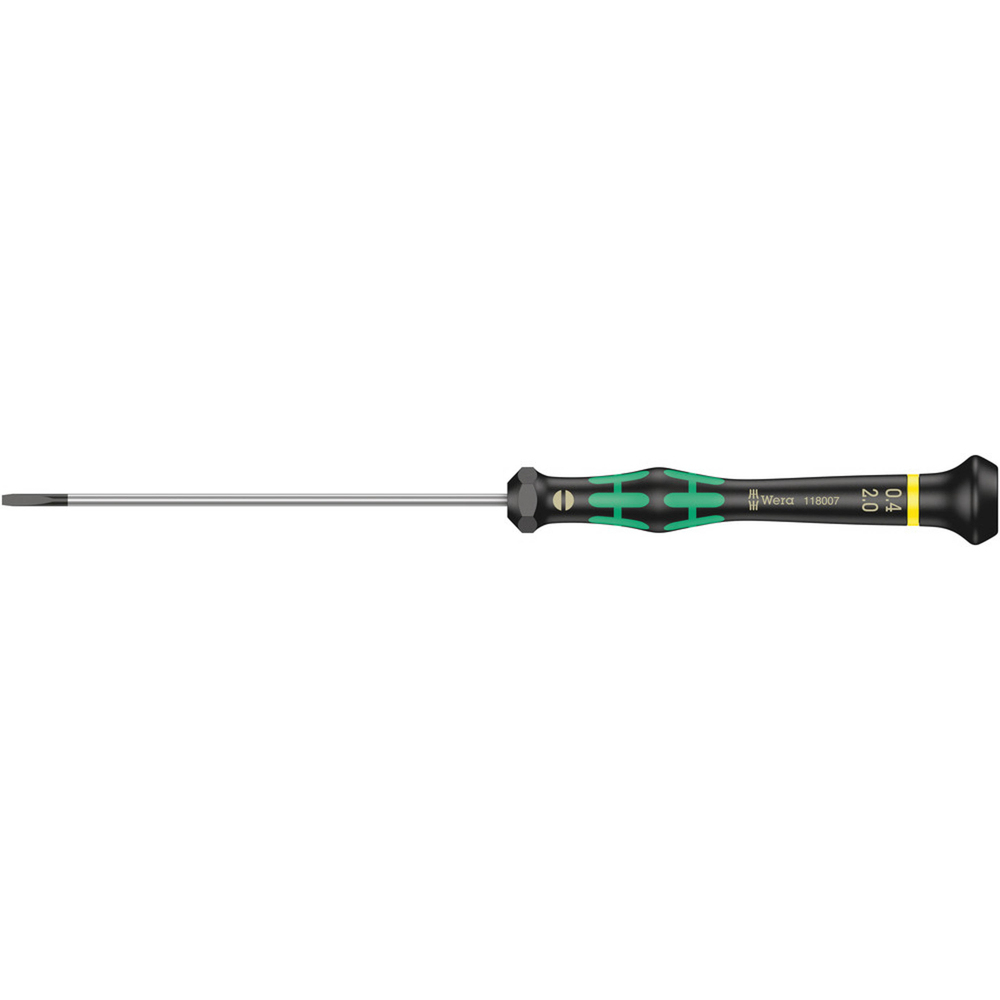 Tournevis électronicien pour vis à fente 2035 0,40 x 2,0 x 100 mm WERA - 05118007001