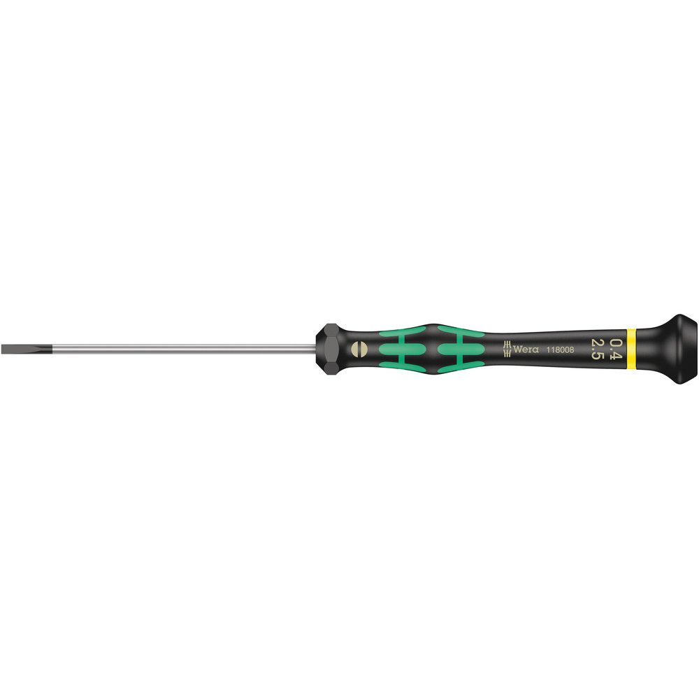 Tournevis électronicien pour vis à fente 2035 0,40 x 2,5 x 80 mm WERA - 05118008001