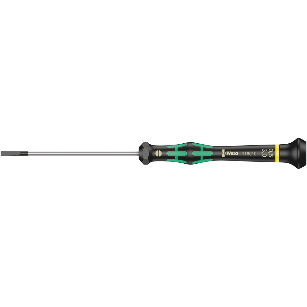 Tournevis électronicien pour vis à fente 2035 0,50 x 3,0 x 80 mm WERA - 05118010001