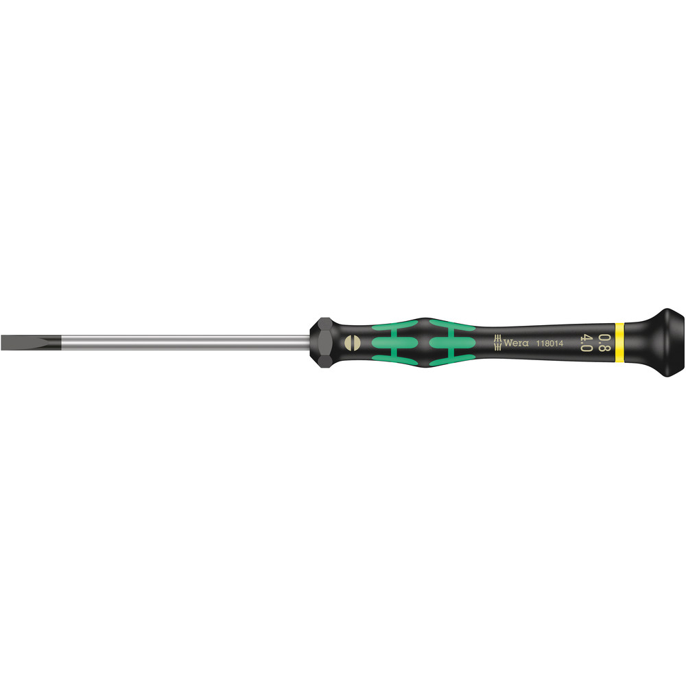 Tournevis électronicien pour vis à fente 2035 0,80 x 4,0 x 80 mm WERA - 05118014001