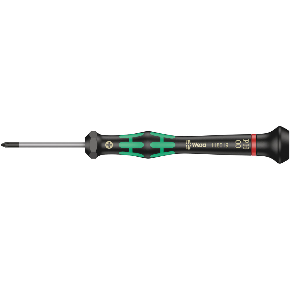 Tournevis électronicien pour vis cruciformes PH 2050 PH 00 x 40 mm WERA - 05118019001