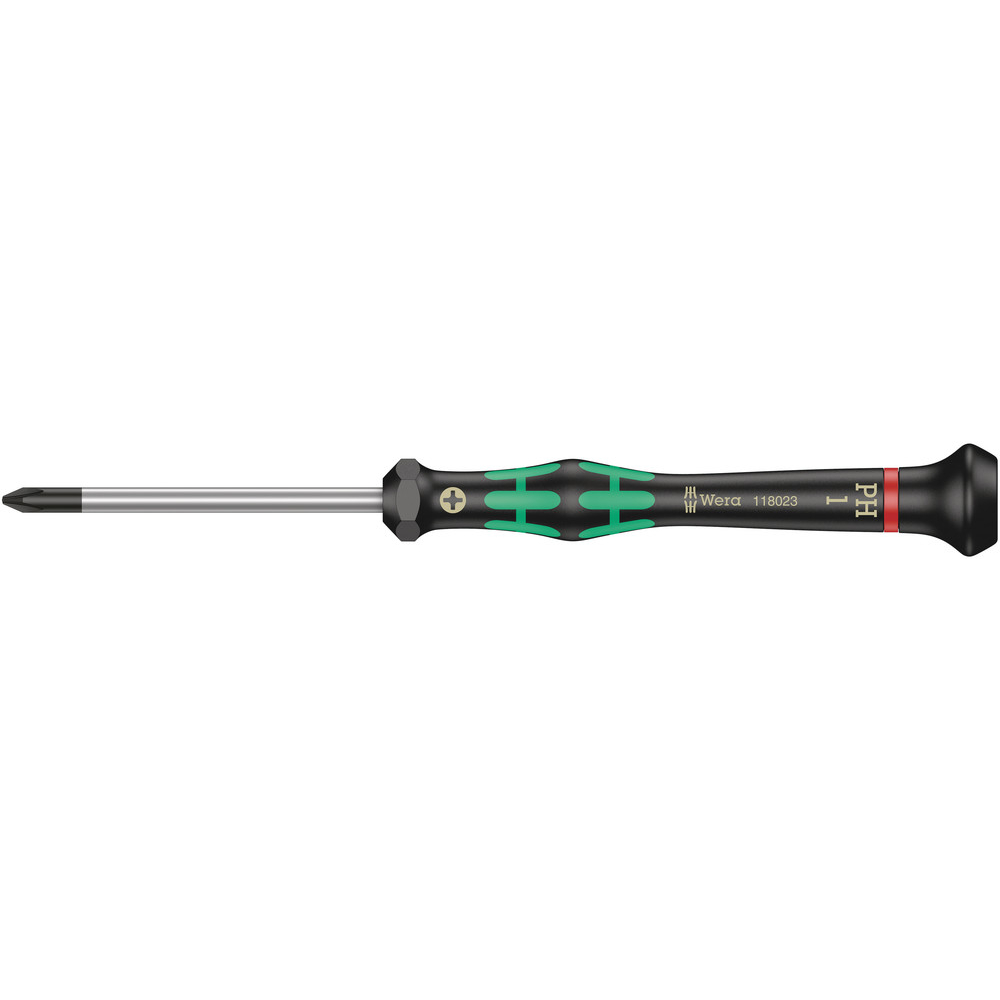 Tournevis électronicien pour vis cruciformes PH 2050 PH 1 x 60 mm WERA - 05118023001