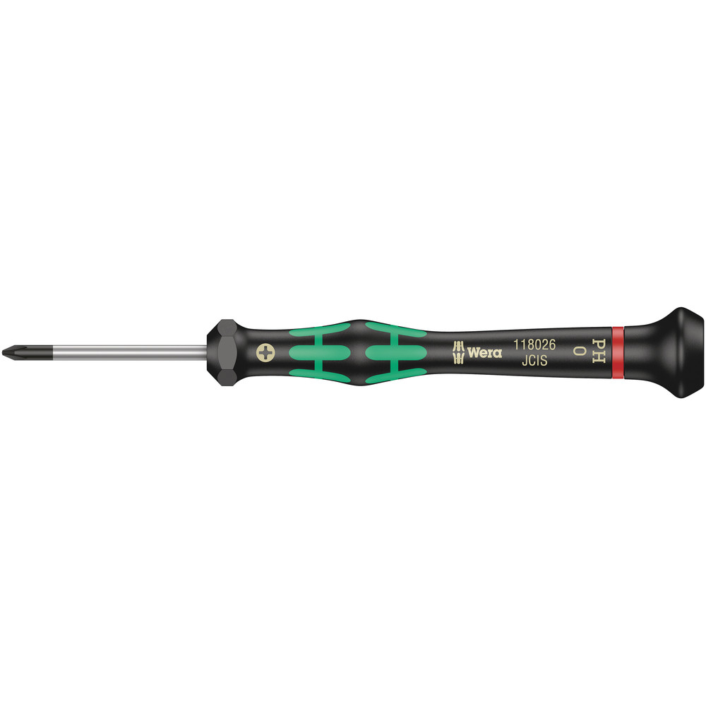 Tournevis électronicien pour vis cruciformes PH 2050 PH 0 x 40 mm WERA - 05118026001