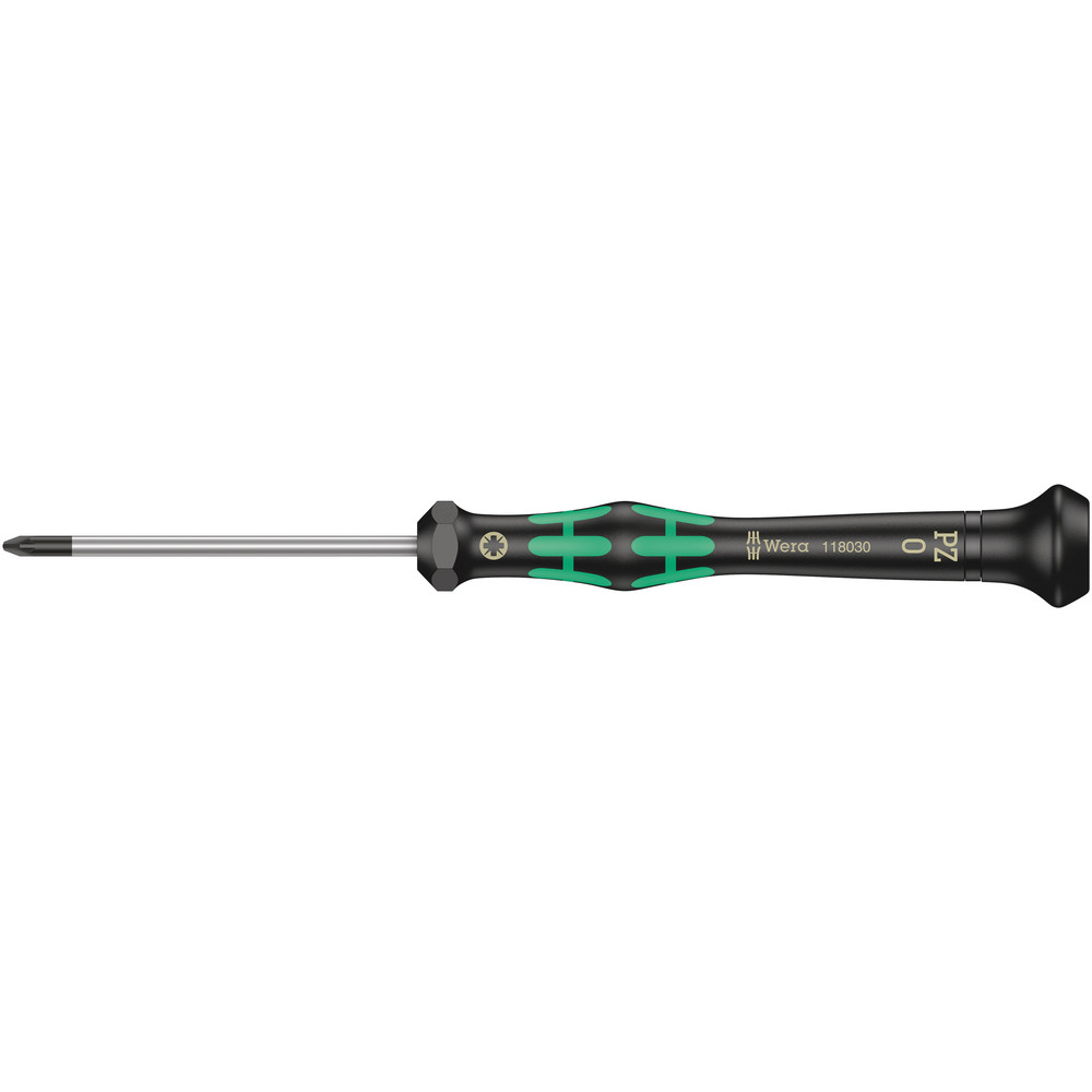 Tournevis électronicien pour vis cruciformes PZ 2055 PZ 0 x 60 mm WERA - 05118030001