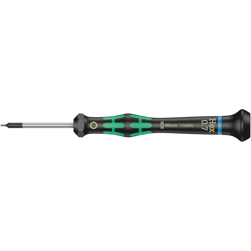 Tournevis électronicien pour vis six pans creux 2054 Hex-Plus 0,7 x 40 mm WERA - 05118060001