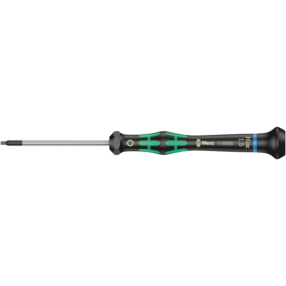 Tournevis électronicien pour vis six pans creux 2054 Hex-Plus 1,5 x 60 mm WERA - 05118066001