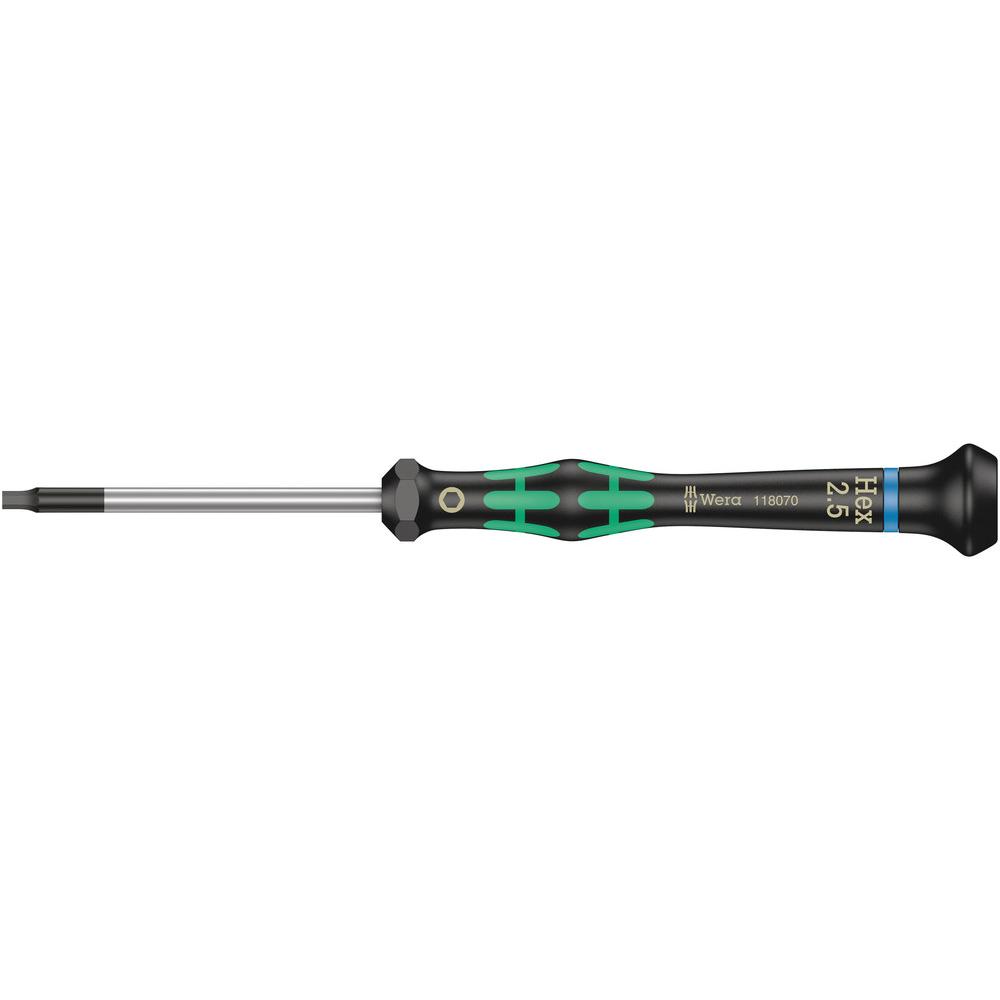 Tournevis électronicien pour vis six pans creux 2054 Hex-Plus 2,5 x 60 mm WERA - 05118070001