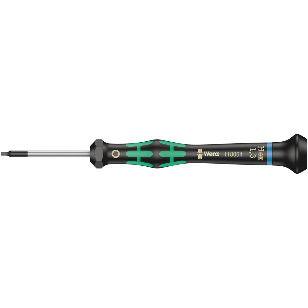 Tournevis électronicien pour vis six pans creux 2054 Hex-Plus 0,05 x 40 mm WERA - 05118074001
