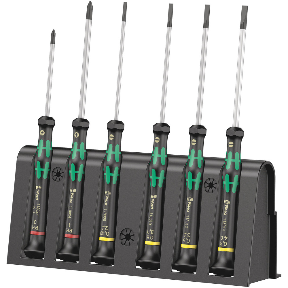 Jeu de tournevis électronicien + Rack 2035/6 B WERA - 05118152001