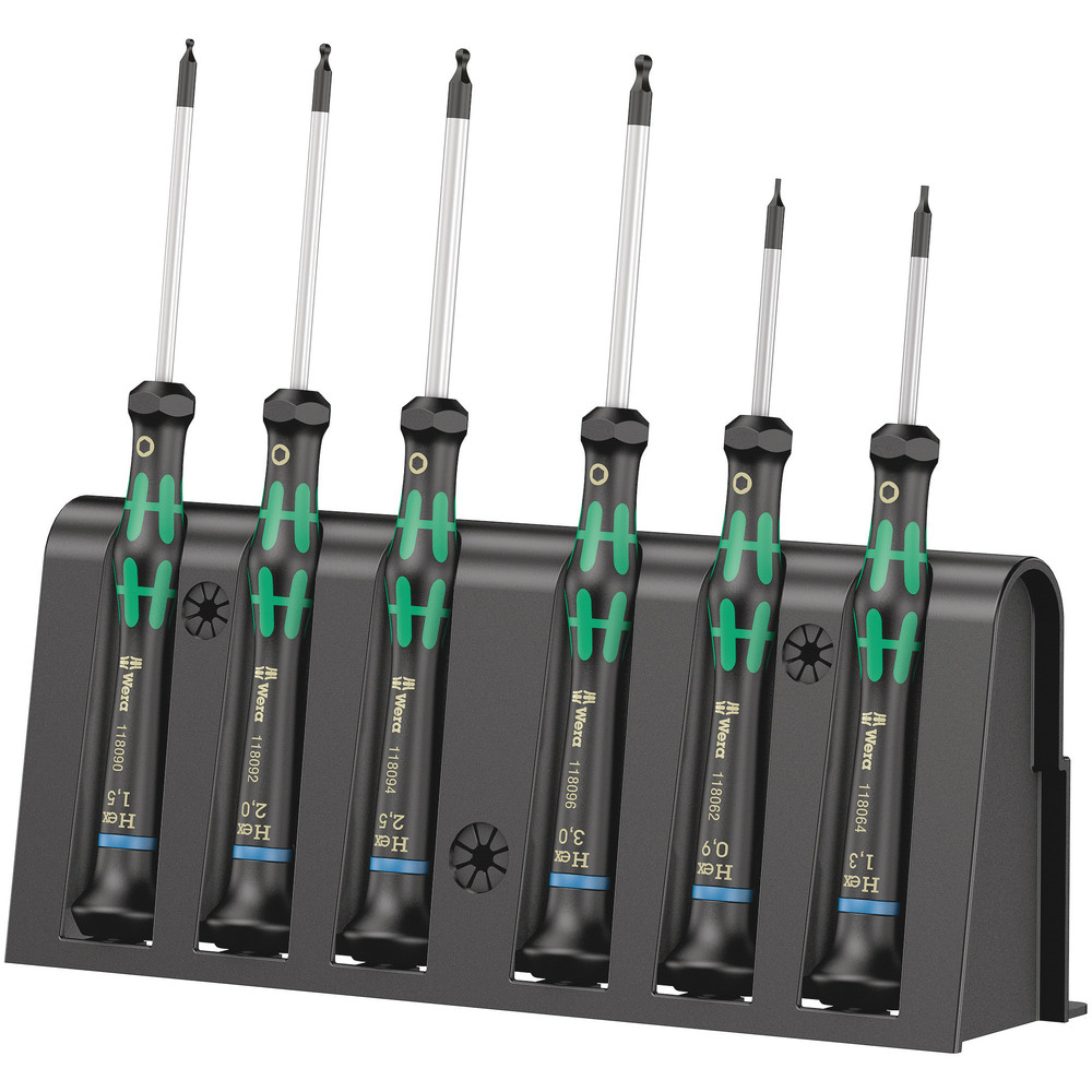 Jeu de tournevis électronicien + Rack 2052/6 WERA - 05118156001