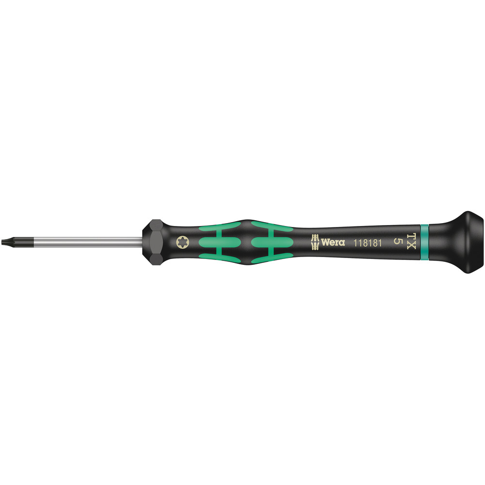 Tournevis électronicien TORX HF avec fonction de retenue 2067 TORX HF 5 x 40 mm WERA - 05118181001