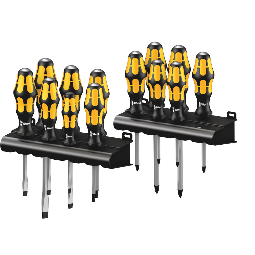 Jeu de tournevis Wera : le tournevis-burin + Rack Big Pack 900 WERA - 05133285001