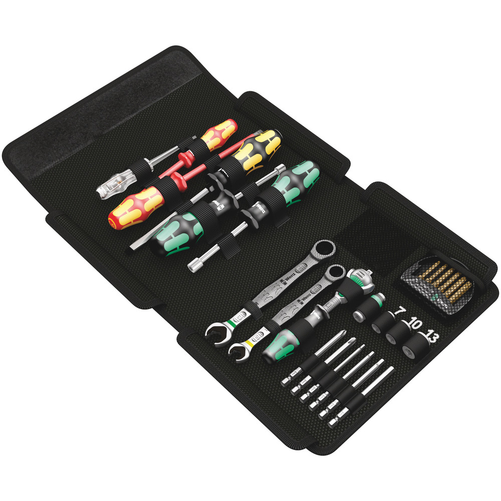 Jeu d'outils sanitaires pour plombier WERA 25 pièces KK SH 1 - 05135927001