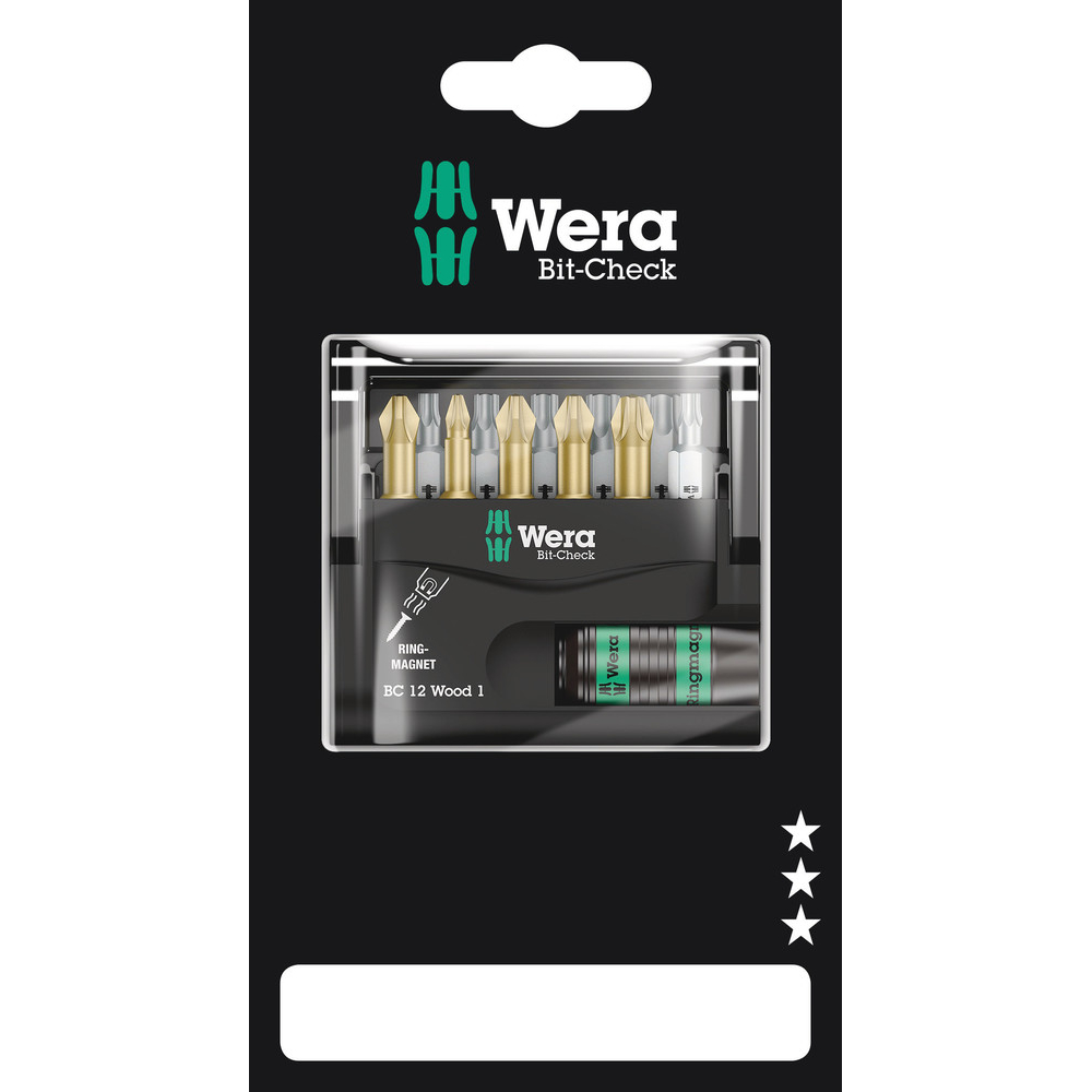 Bit-Check 12 Wood 1 SB Bit-Check 12 Wood 1 SB WERA - 05136390001