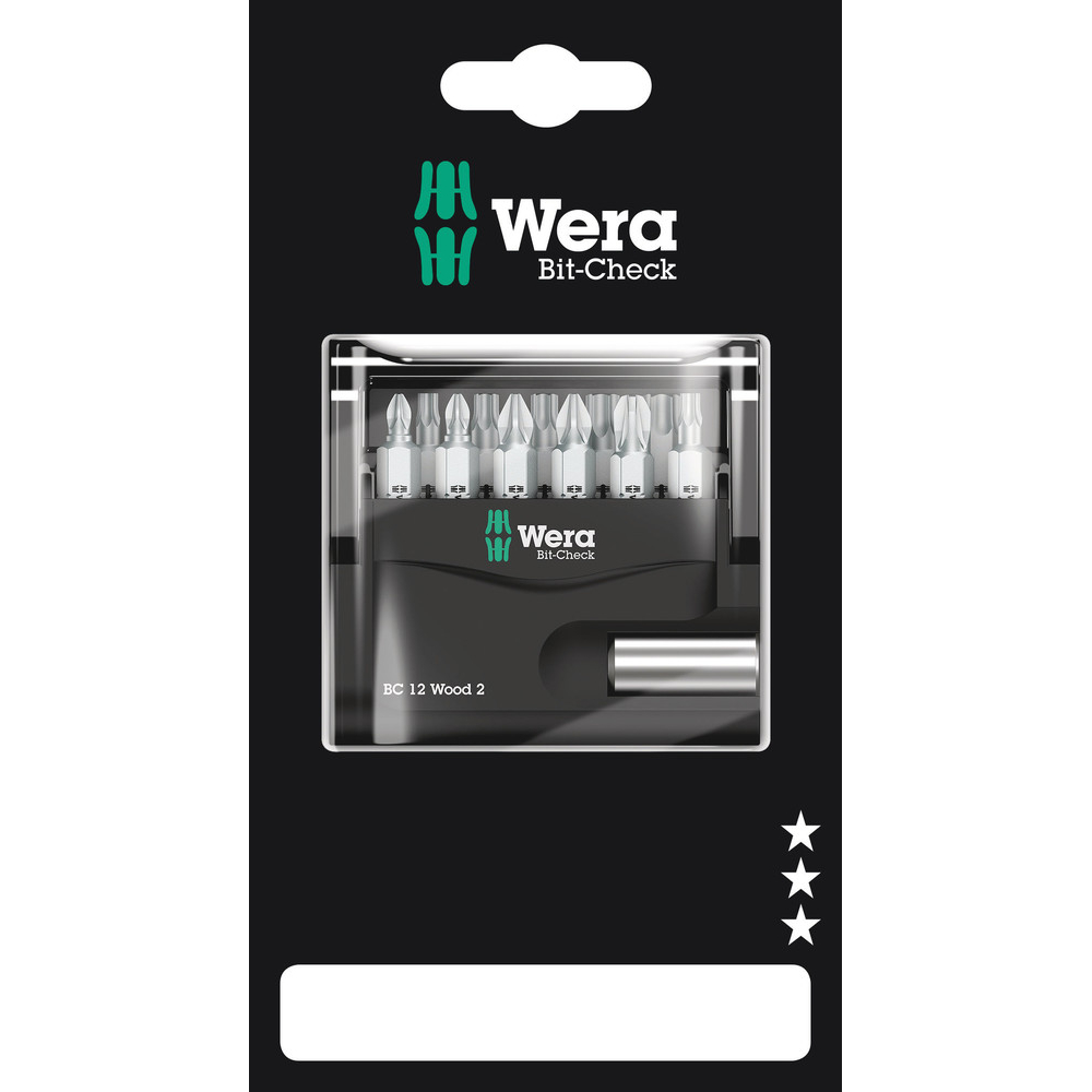 Bit-Check 12 Wood 2 SB Bit-Check 12 Wood 2 SB WERA - 05136391001