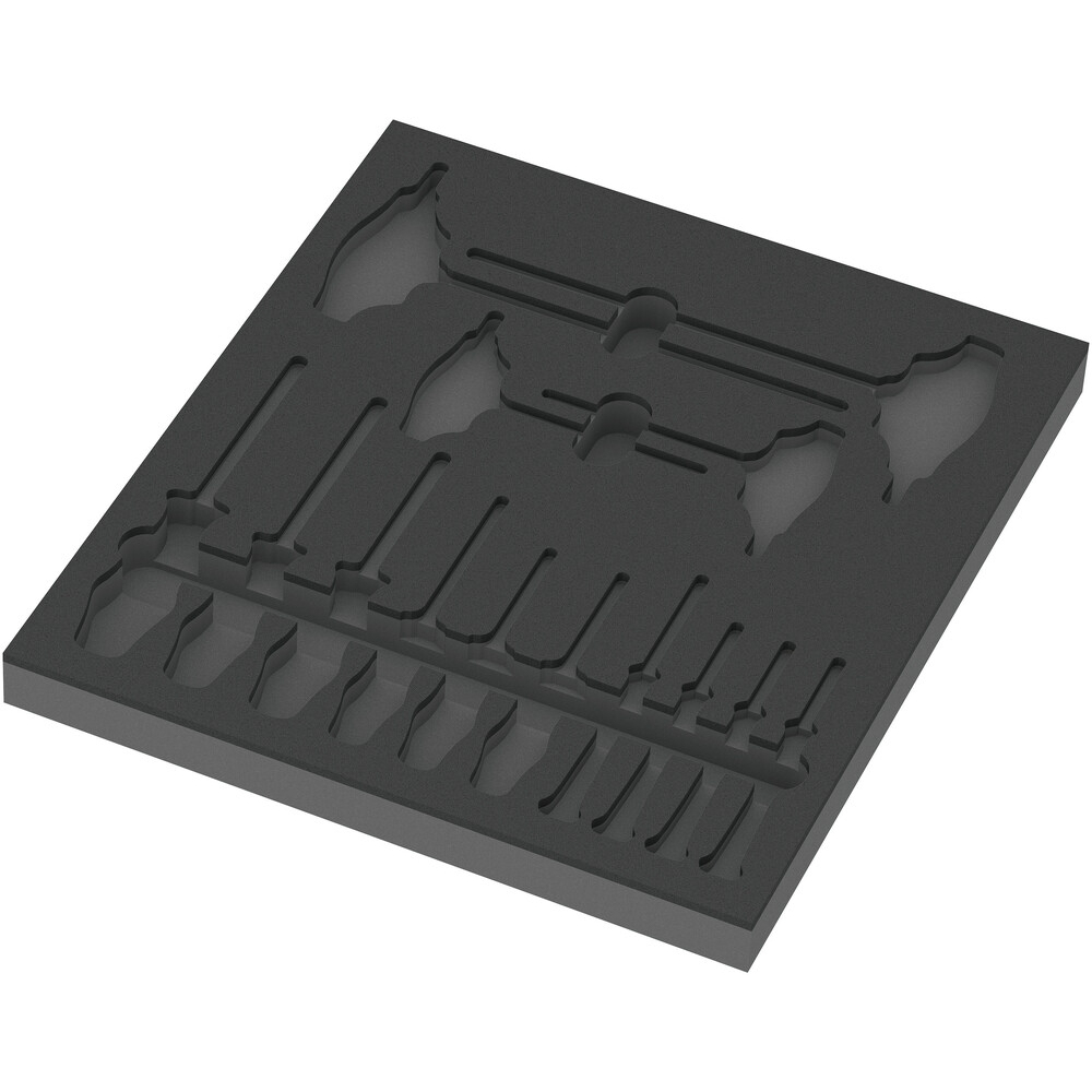 Pièce de rechange, sans outils 9812 Insert en mousse p. jeu de tournevis TX HF 1 Wera - 05137312001