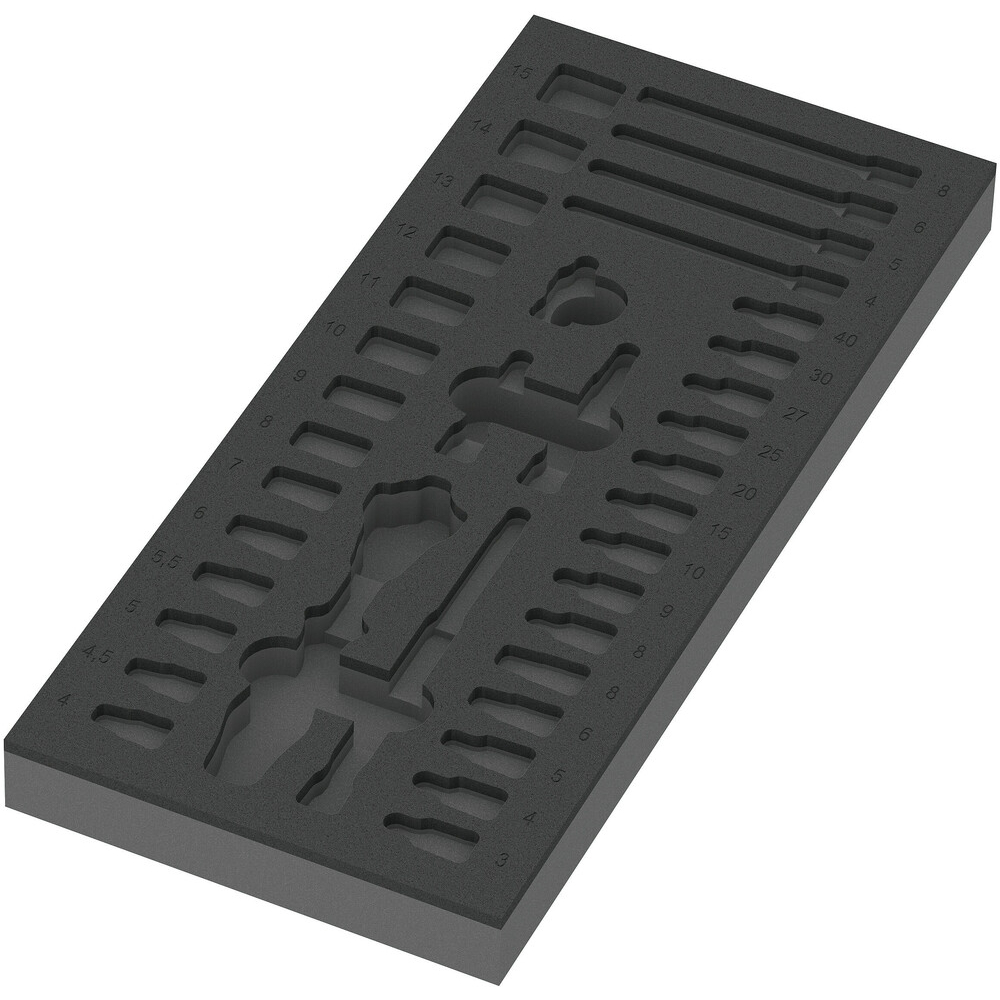 Pièce de rechange, sans outils 9820 Insert en mousse p.j.cliquet 8000 A Zyklop Wera - 05137320001