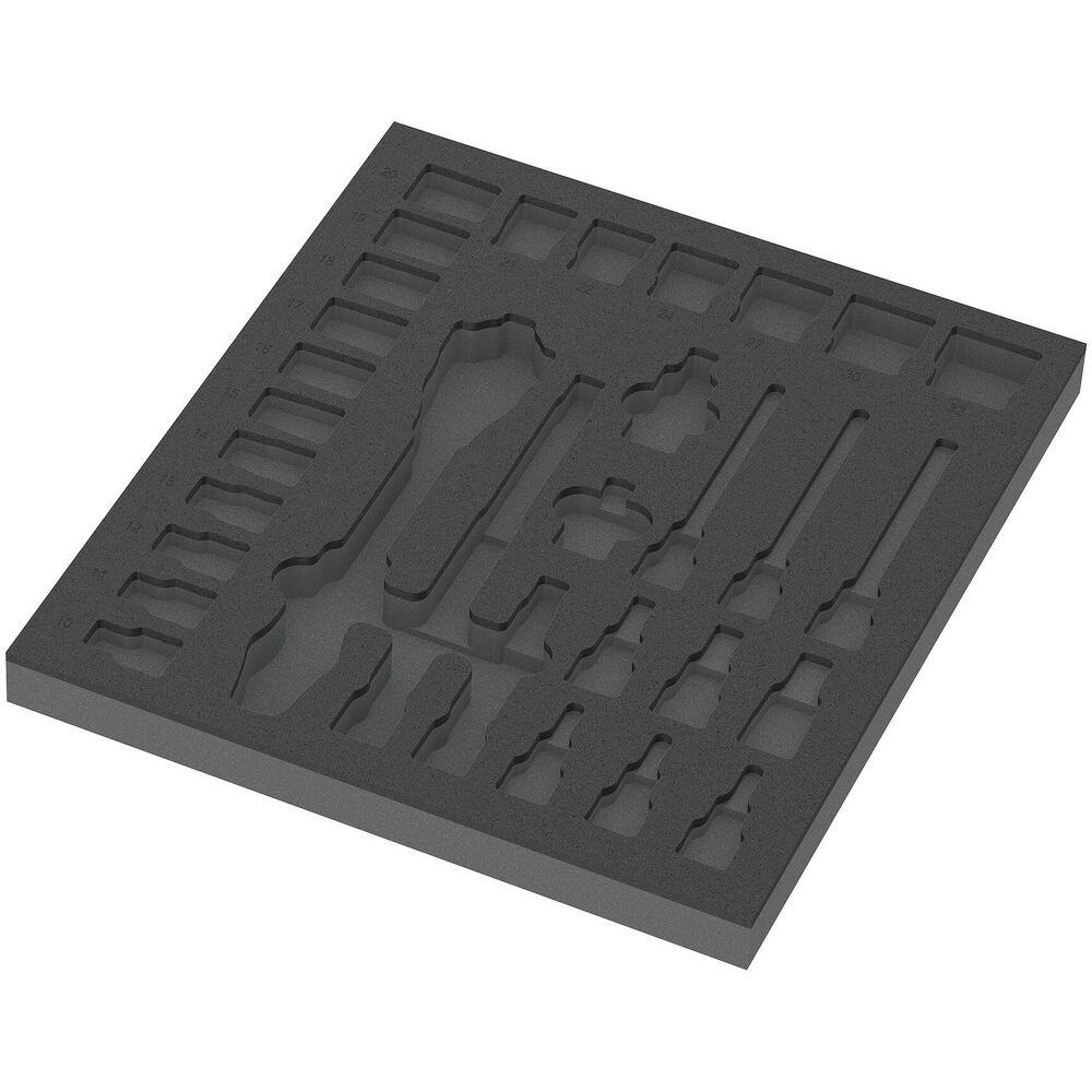 Pièce de rechange, sans outils 9822 Insert en mousse pour jeu de cliquet 8000 C Wera - 05137322001