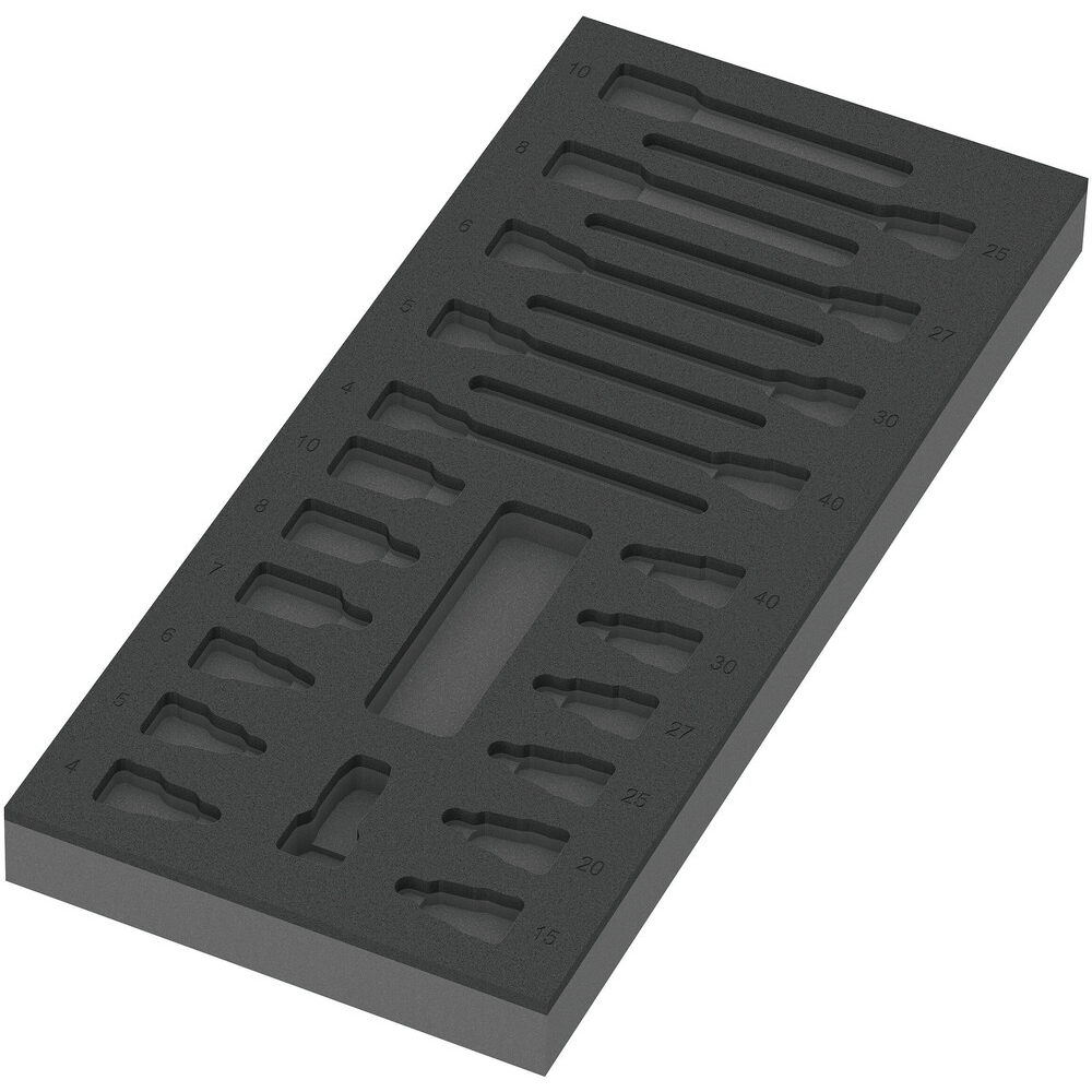 Pièce de rechange, sans outils 9823 Insert en mousse p.j.douille-embouts Zyklop B Wera - 05137323001