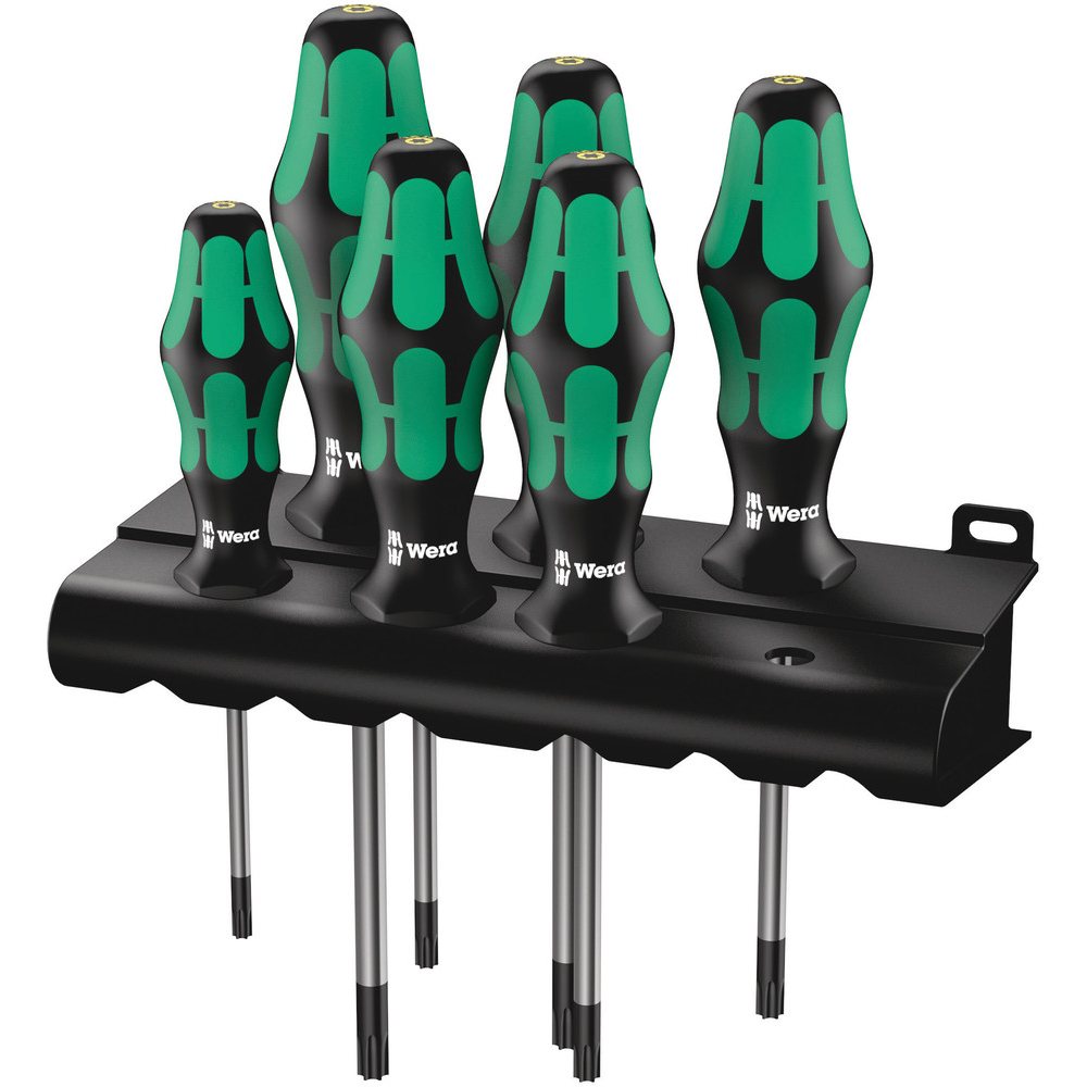TORX BO Jeu de tournevis Kraftform TORX sécurité + Rack 367/6 TORX BO WERA - 05138250001