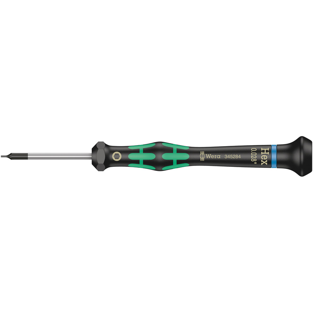 Tournevis électronicien pour vis six pans creux 2054 Hex-Plus 0,028 x 40 mm WERA - 05345284001