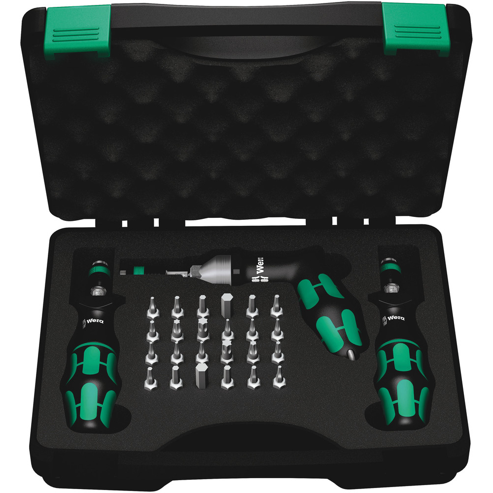 Jeu de tournevis dynamométriques Kraftform 2,5-55,0 in.lbs. 7445/46/47 in.lbs. WERA - 05350451001