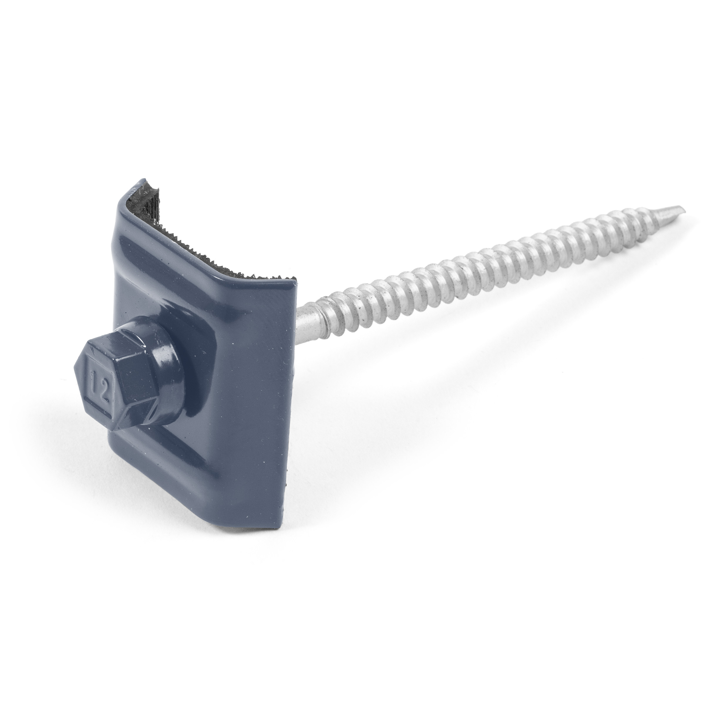 Kit monté ZAMATOP BOIS 6,3x100+CAVTE1 RAL7022 - SCELL-IT - ZTW100+E1-MT-7022