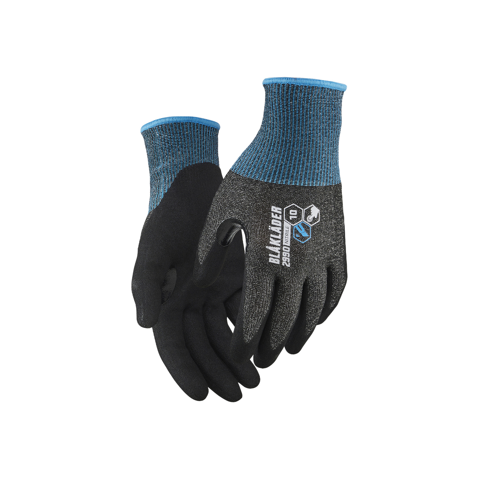Gants de travail tactiles enduits de nitrile résistants à la coupure niveau F BLAKLADER - 2990