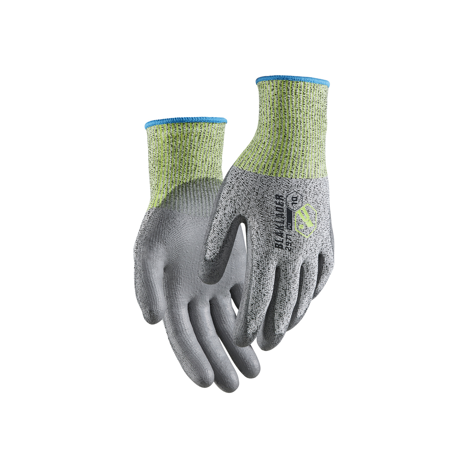 Gants de précision enduits de PU résistants à la coupure niveau B BLAKLADER - 2971