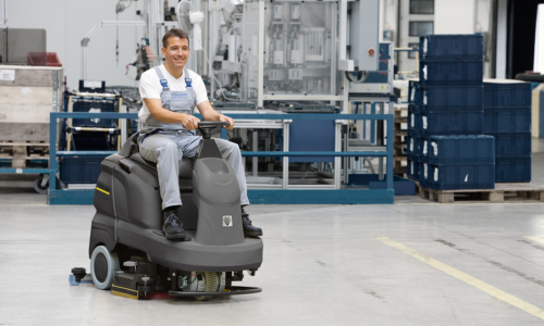Nettoyage des entrepôts et plateformes logistiques : autolaveuses et balayeuses pros
