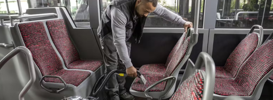 Nettoyage bus, trains et avion : injecteur-extracteur pro
