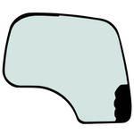 Vitre latérale droite