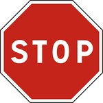 Panneaux de signalisation permanents intersection ou priorité AB