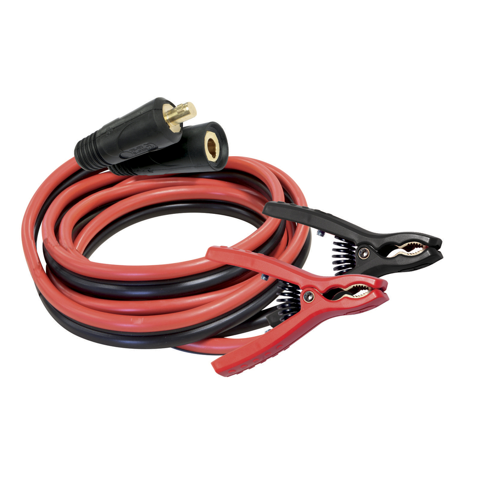 CÂBLES 5.0m - 25mm² + PINCES POUR GYSFLASH PRO - CONNECT. TEXAS - GYS - 027886