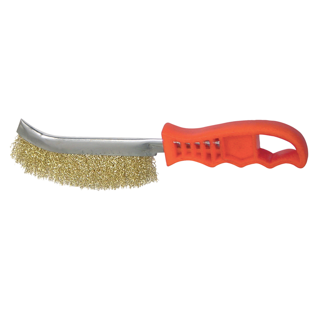 BROSSE ACIER LAITONNÉ - MANCHE PLASTIQUE - GYS - 038073