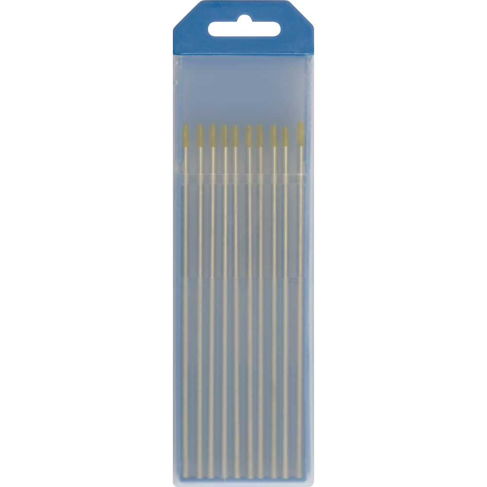 10 ÉLECTRODES TUNGSTENE LANTHANE WL15 Ø3,2 - OR - AC/DC - GYS - 045361