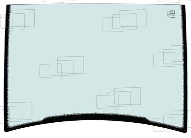 VITRE AVANT HAUTE COMPATIBLE KOMATSU