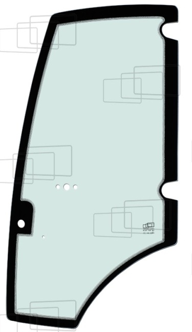 VITRE DE PORTE GAUCHE COMPATIBLE KOMATSU WB93R5